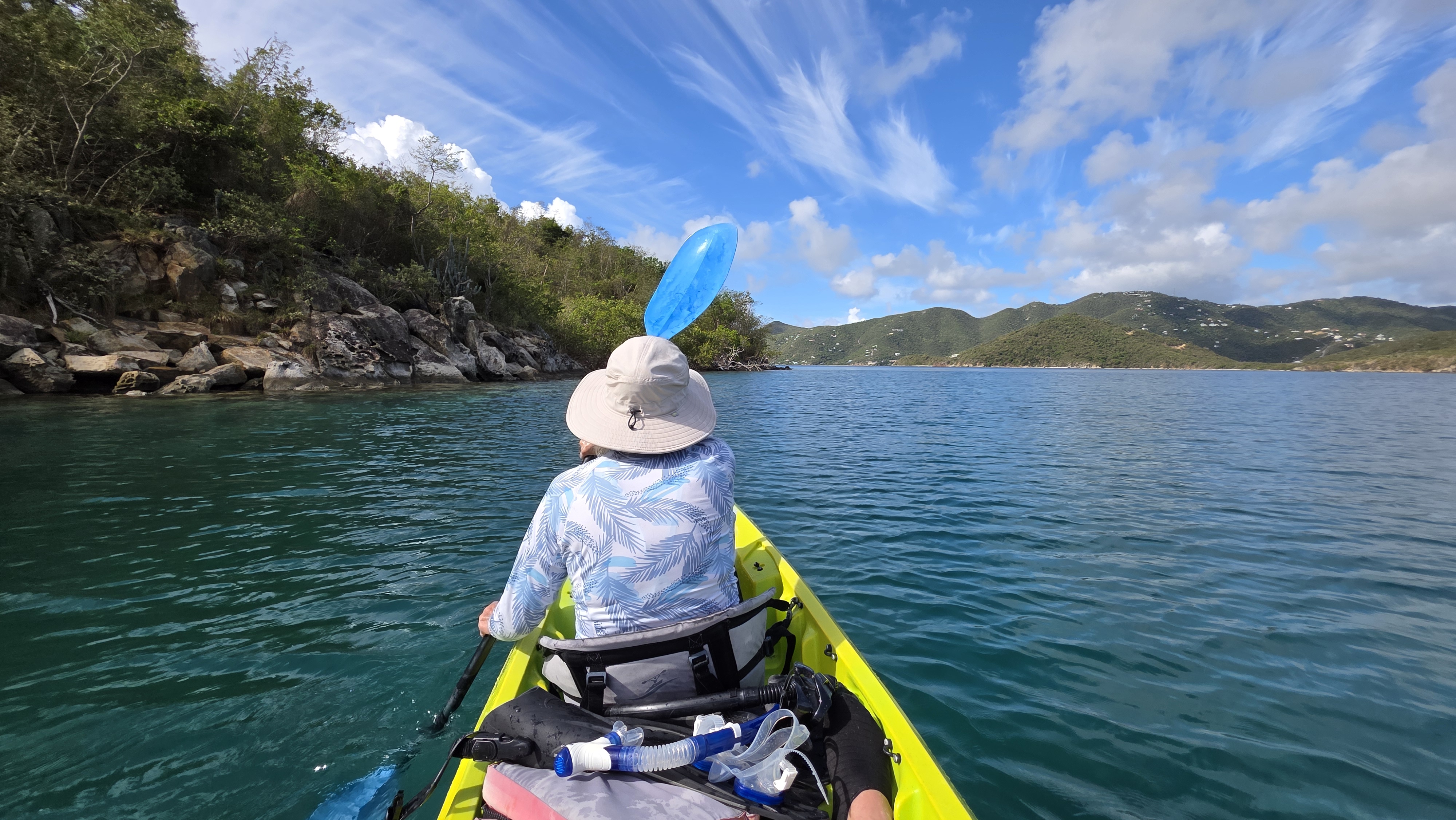 Kayaking Hurricane Hole